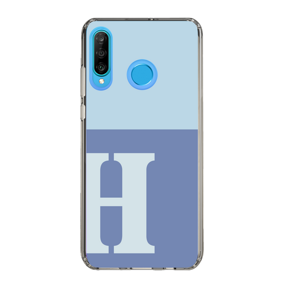 Slim Protection Case［ Original - initial two tone - H blue ］