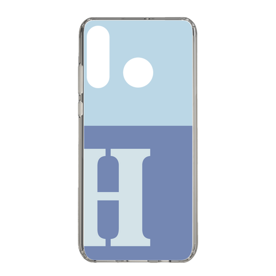 Slim Protection Case［ Original - initial two tone - H blue ］