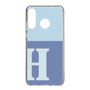 Slim Protection Case［ Original - initial two tone - H blue ］