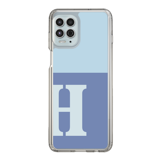 Slim Protection Case［ Original - initial two tone - H blue ］