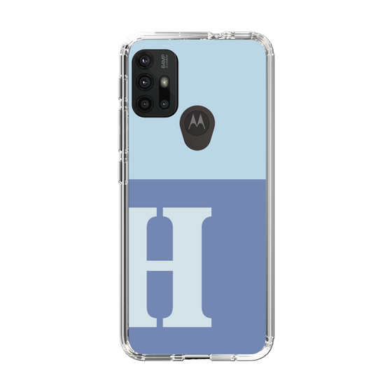 Slim Protection Case［ Original - initial two tone - H blue ］
