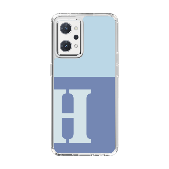 Slim Protection Case［ Original - initial two tone - H blue ］
