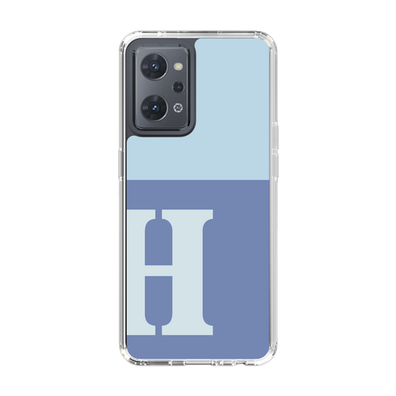 Slim Protection Case［ Original - initial two tone - H blue ］