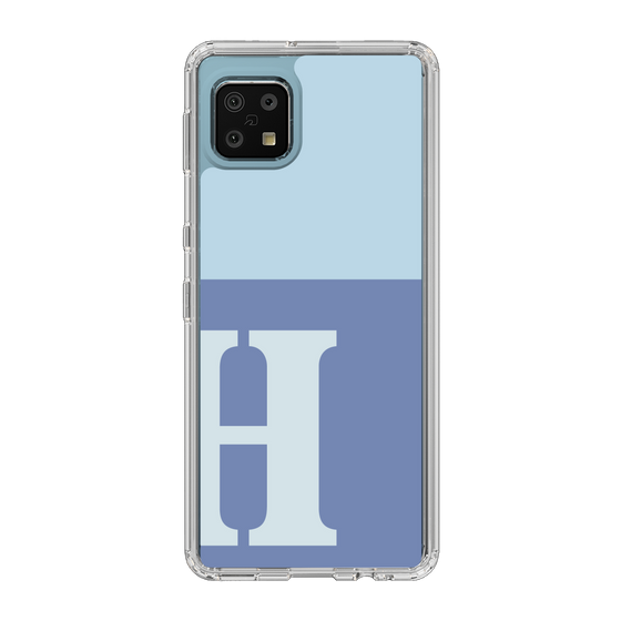 Slim Protection Case［ Original - initial two tone - H blue ］