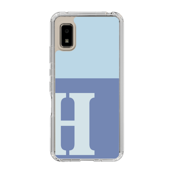 Slim Protection Case［ Original - initial two tone - H blue ］