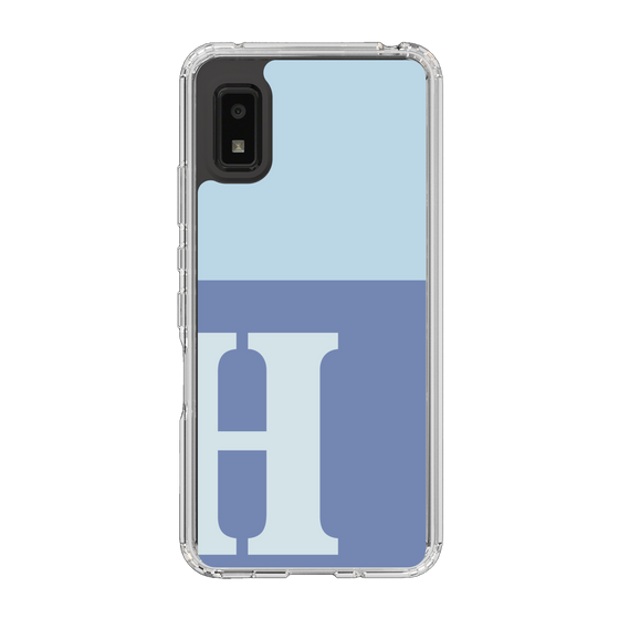 Slim Protection Case［ Original - initial two tone - H blue ］