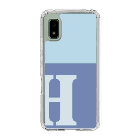 Slim Protection Case［ Original - initial two tone - H blue ］