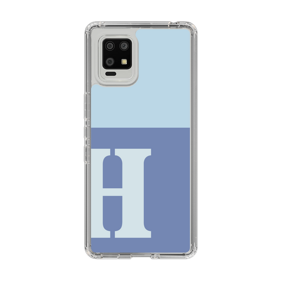 Slim Protection Case［ Original - initial two tone - H blue ］