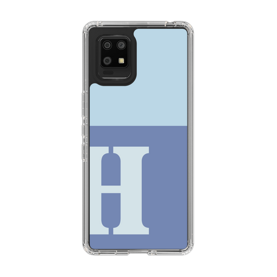 Slim Protection Case［ Original - initial two tone - H blue ］