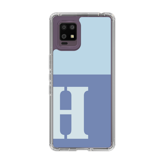 Slim Protection Case［ Original - initial two tone - H blue ］