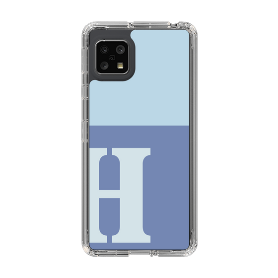 Slim Protection Case［ Original - initial two tone - H blue ］