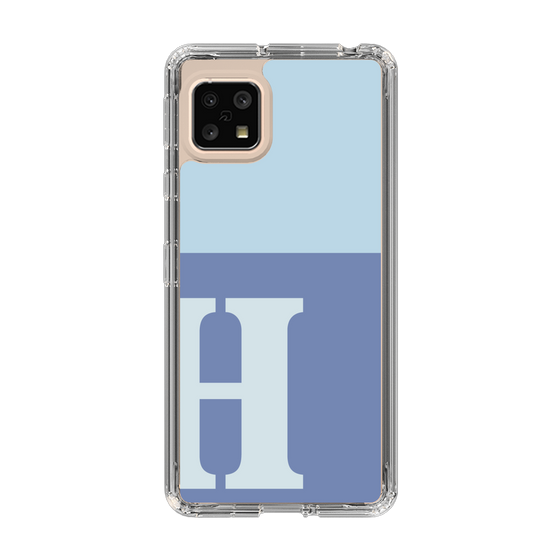 Slim Protection Case［ Original - initial two tone - H blue ］