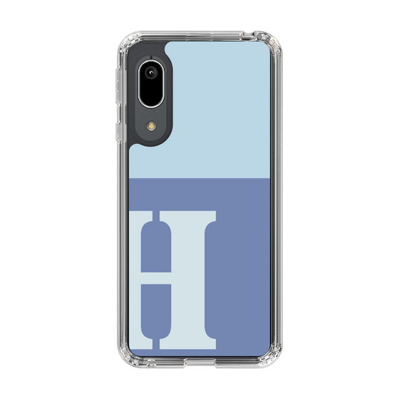 Slim Protection Case［ Original - initial two tone - H blue ］