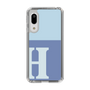 Slim Protection Case［ Original - initial two tone - H blue ］