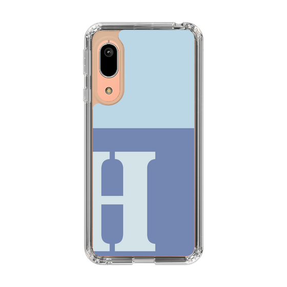Slim Protection Case［ Original - initial two tone - H blue ］