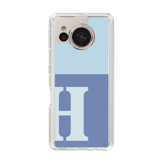 Slim Protection Case［ Original - initial two tone - H blue ］