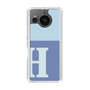 Slim Protection Case［ Original - initial two tone - H blue ］