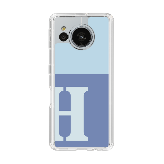 Slim Protection Case［ Original - initial two tone - H blue ］