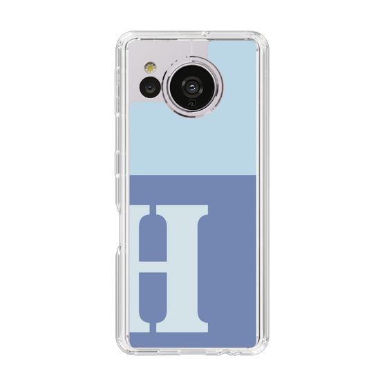 Slim Protection Case［ Original - initial two tone - H blue ］