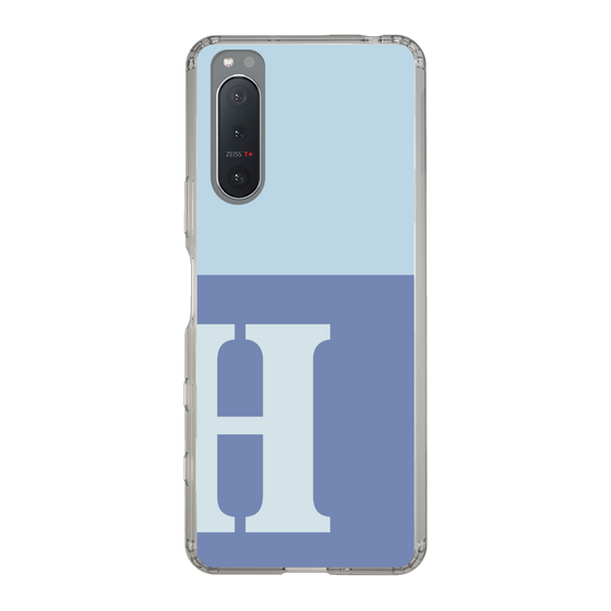 Slim Protection Case［ Original - initial two tone - H blue ］