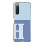 Slim Protection Case［ Original - initial two tone - H blue ］