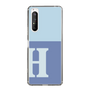 Slim Protection Case［ Original - initial two tone - H blue ］