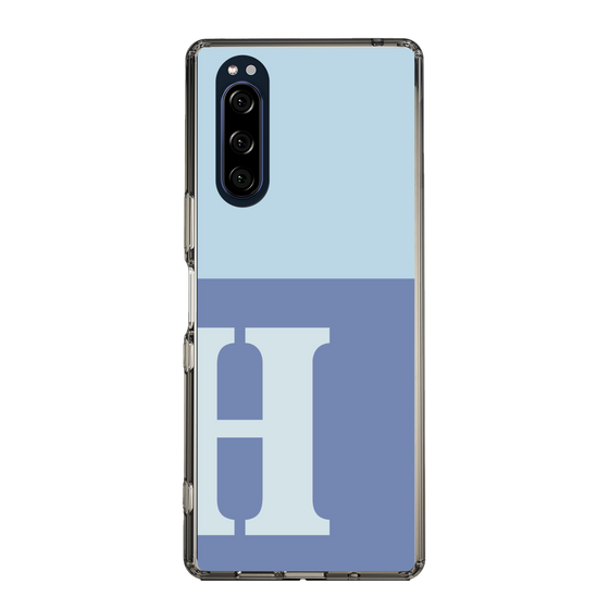Slim Protection Case［ Original - initial two tone - H blue ］