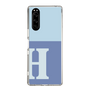Slim Protection Case［ Original - initial two tone - H blue ］