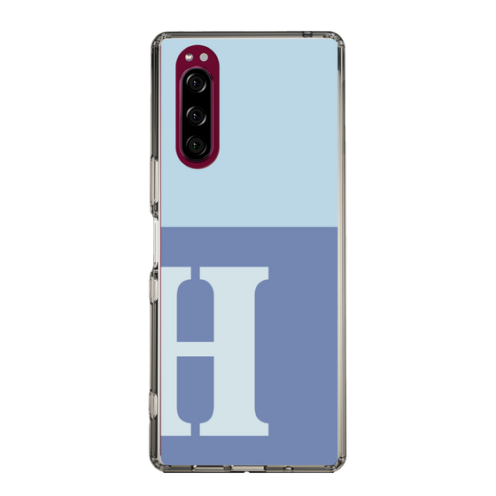 Slim Protection Case［ Original - initial two tone - H blue ］