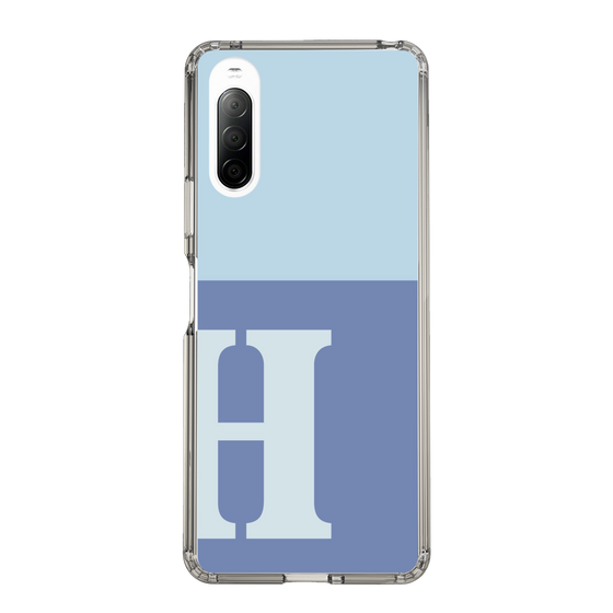 Slim Protection Case［ Original - initial two tone - H blue ］