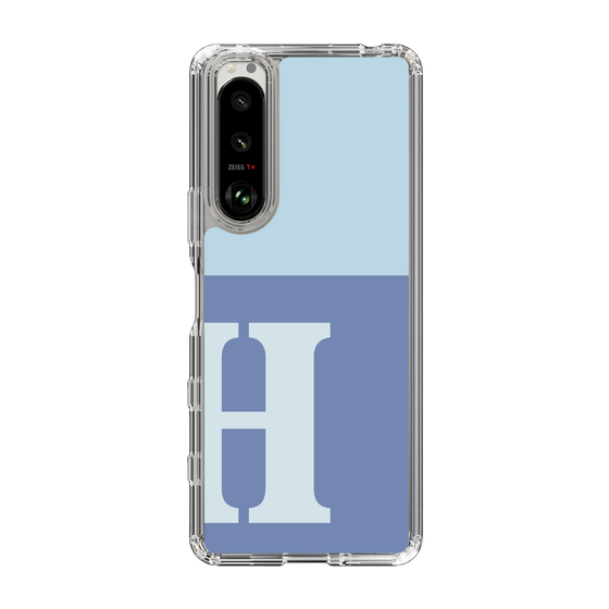 Slim Protection Case［ Original - initial two tone - H blue ］