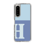 Slim Protection Case［ Original - initial two tone - H blue ］