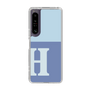 Slim Protection Case［ Original - initial two tone - H blue ］