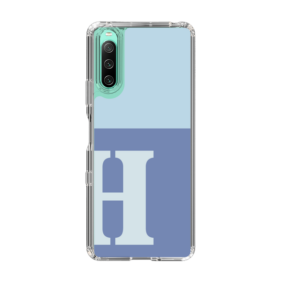 Slim Protection Case［ Original - initial two tone - H blue ］