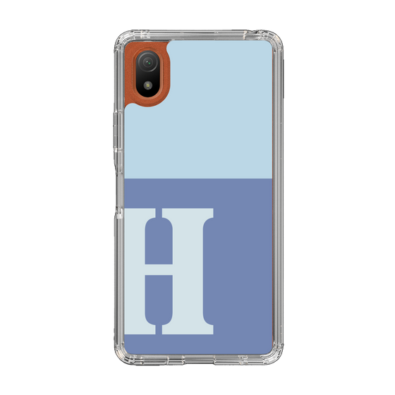 Slim Protection Case［ Original - initial two tone - H blue ］