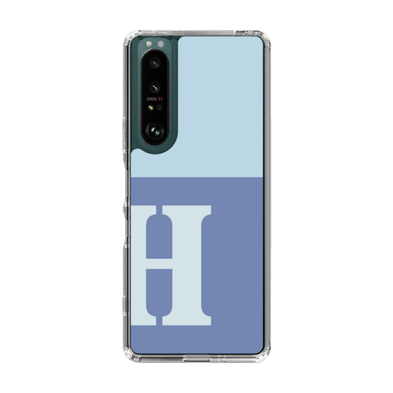 Slim Protection Case［ Original - initial two tone - H blue ］