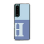 Slim Protection Case［ Original - initial two tone - H blue ］