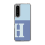 Slim Protection Case［ Original - initial two tone - H blue ］