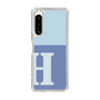 Slim Protection Case［ Original - initial two tone - H blue ］