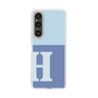 Slim Protection Case［ Original - initial two tone - H blue ］