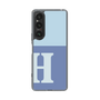 Slim Protection Case［ Original - initial two tone - H blue ］