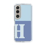 Slim Protection Case［ Original - initial two tone - H blue ］