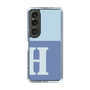 Slim Protection Case［ Original - initial two tone - H blue ］