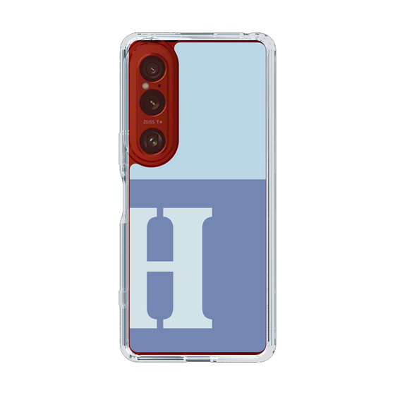 Slim Protection Case［ Original - initial two tone - H blue ］