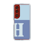 Slim Protection Case［ Original - initial two tone - H blue ］