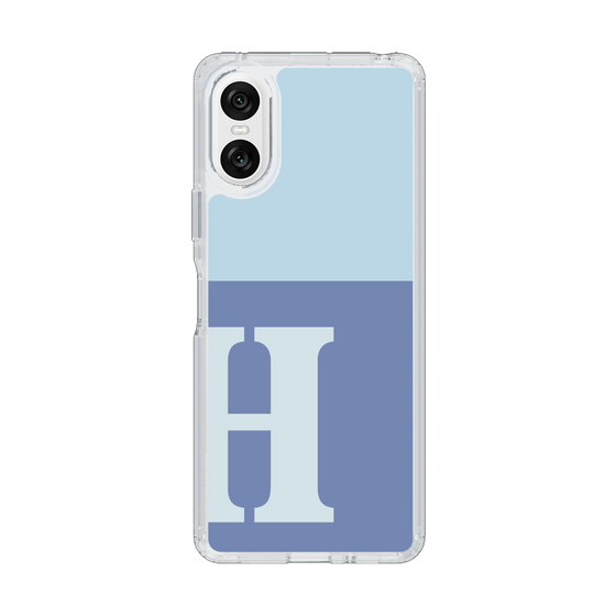 Slim Protection Case［ Original - initial two tone - H blue ］