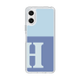 Slim Protection Case［ Original - initial two tone - H blue ］