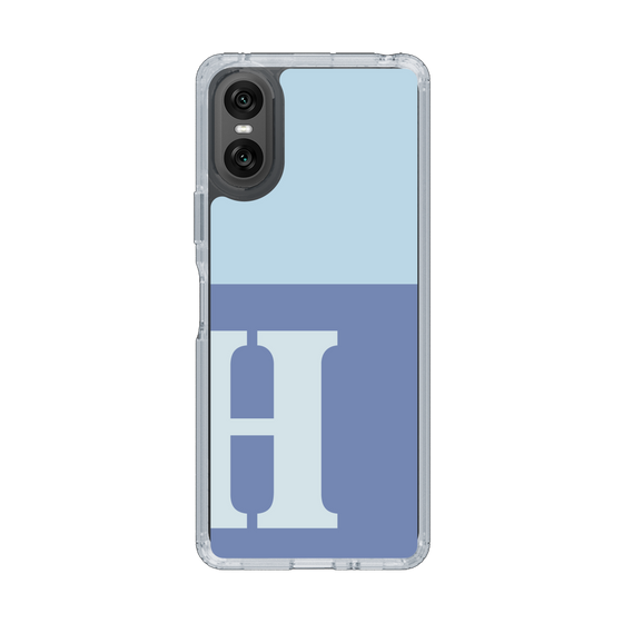Slim Protection Case［ Original - initial two tone - H blue ］