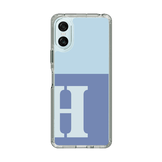 Slim Protection Case［ Original - initial two tone - H blue ］