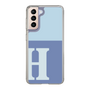 Slim Protection Case［ Original - initial two tone - H blue ］